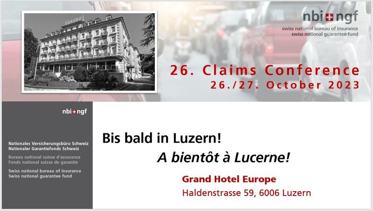 26. Claims Conference, Luzern