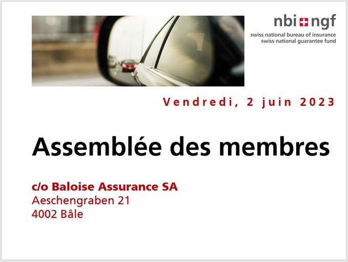 Assemblée des membres 2023