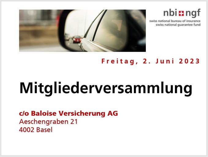 Mitgliederversammlung 2023