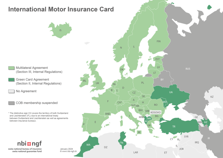 Country overview International Motor Insurance Card